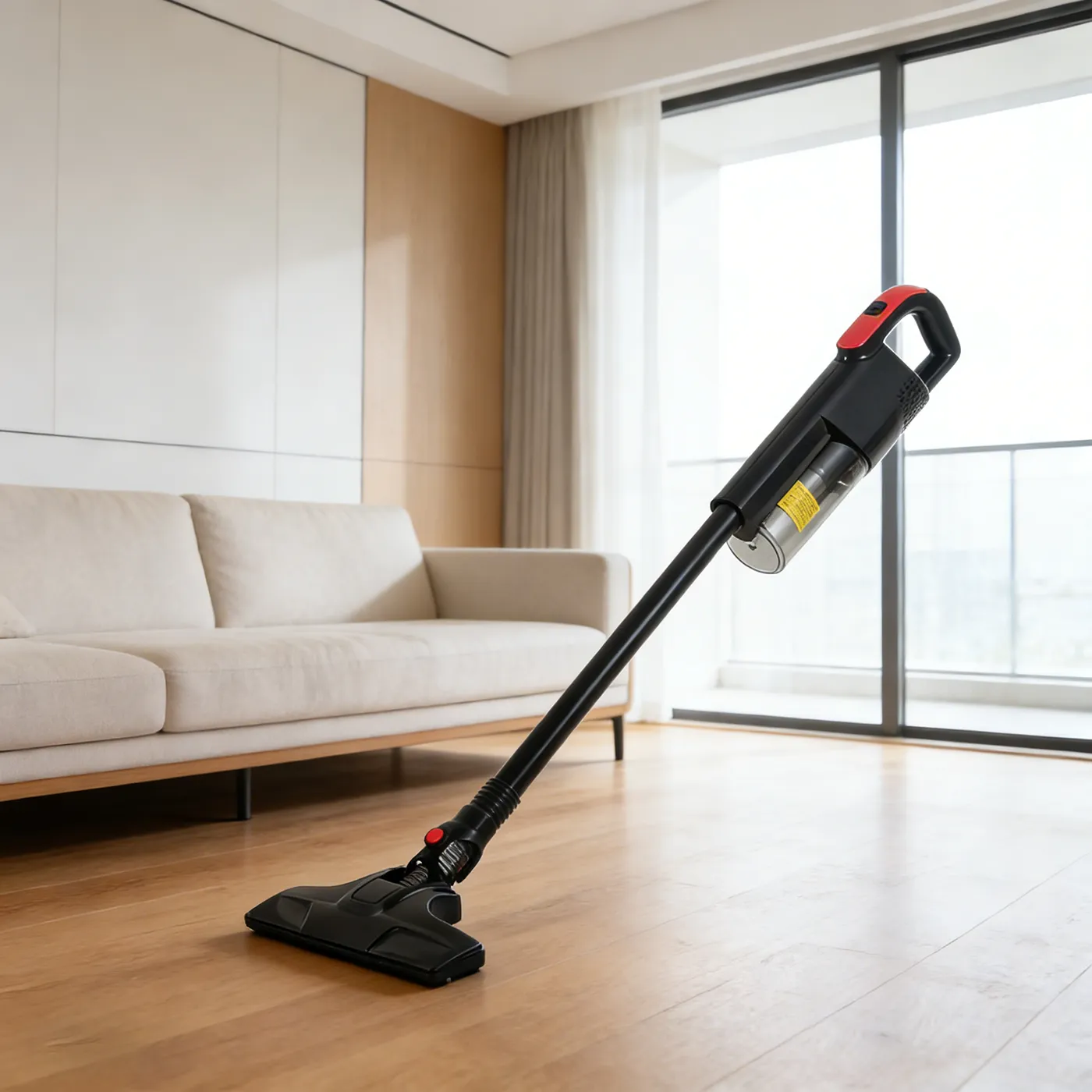 À quel point un balai-aspirateur combiné est-il efficace pour éliminer les taches collantes ?