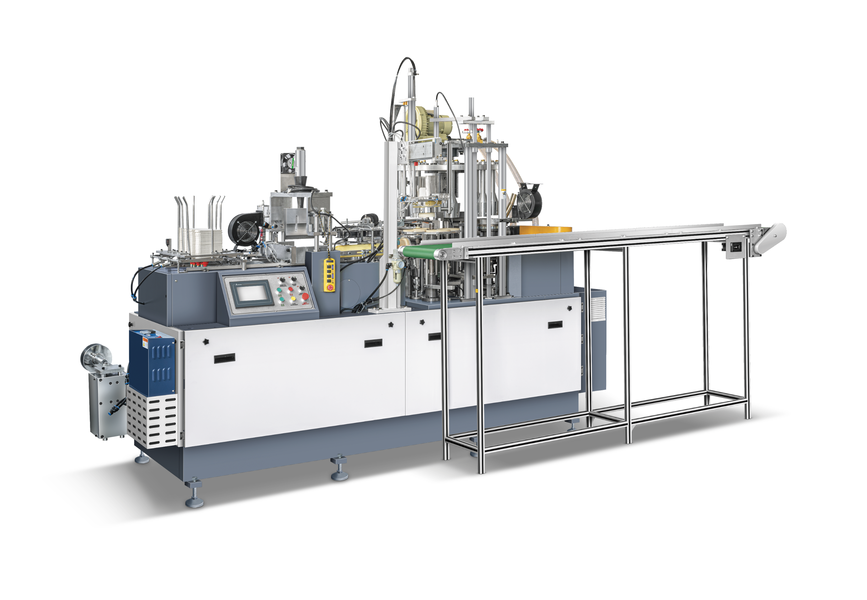 What specifications define a high performance paper bowl machine for factories?