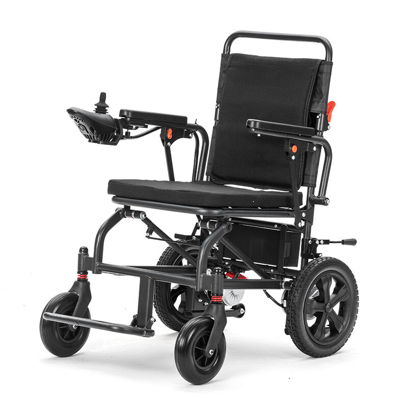 Carbon Steel Lightweight Foldable Power Electric Wheelchair