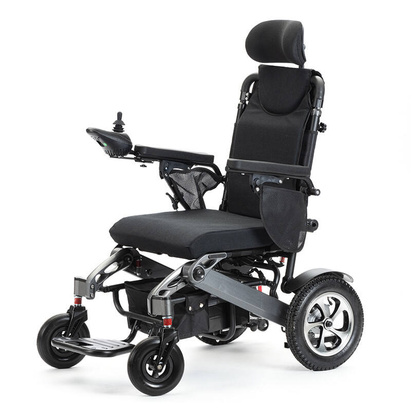 Lightweight Aluminium Alloy Foldable Electric Wheelchair