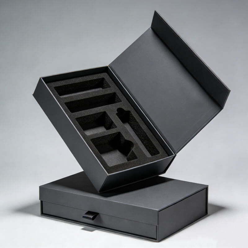 Gift paper box recycled kraft paper with ribbon for an eco conscious and natural gift presentation