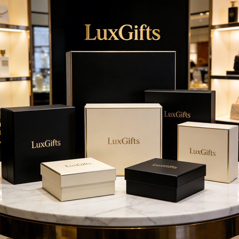 Jewelry paper box made from recycled kraft paper with a soft felt insert for an eco conscious brand image