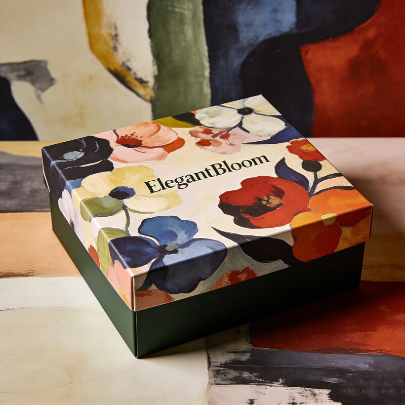 Custom Logo Printed Paper Box For Cosmetic Gift Set Closure Rigid Cardboard Packaging For Skincare Makeup Cream Bottle