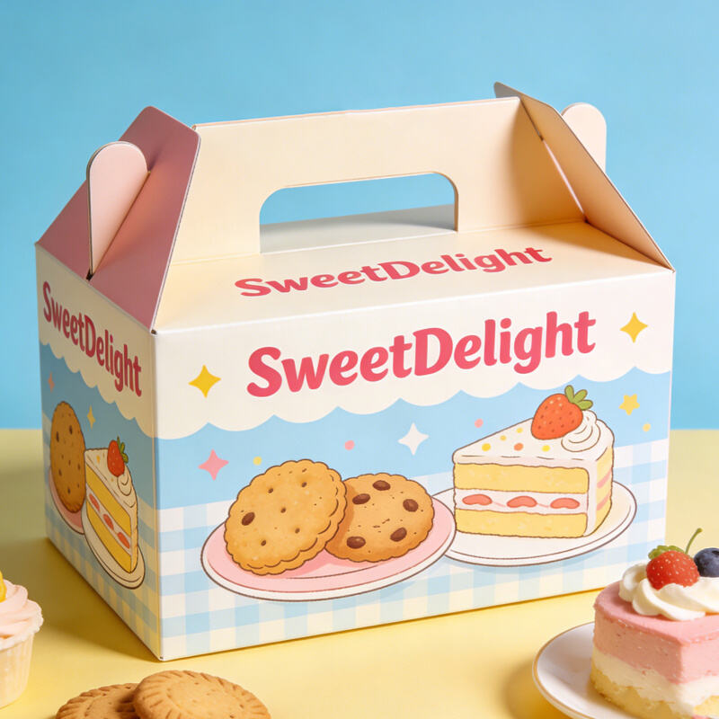 Packaging box for food gift sets and subscription services customizable interior inserts for secure fit