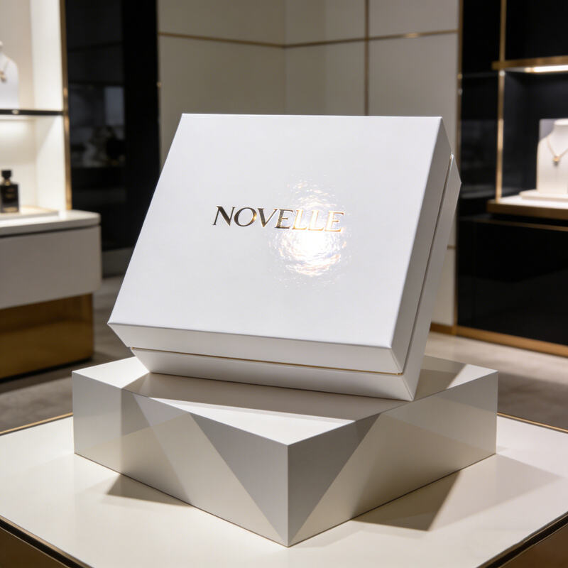 Led jewelry box with built in lights to showcase diamonds and gemstones creating an attractive display case