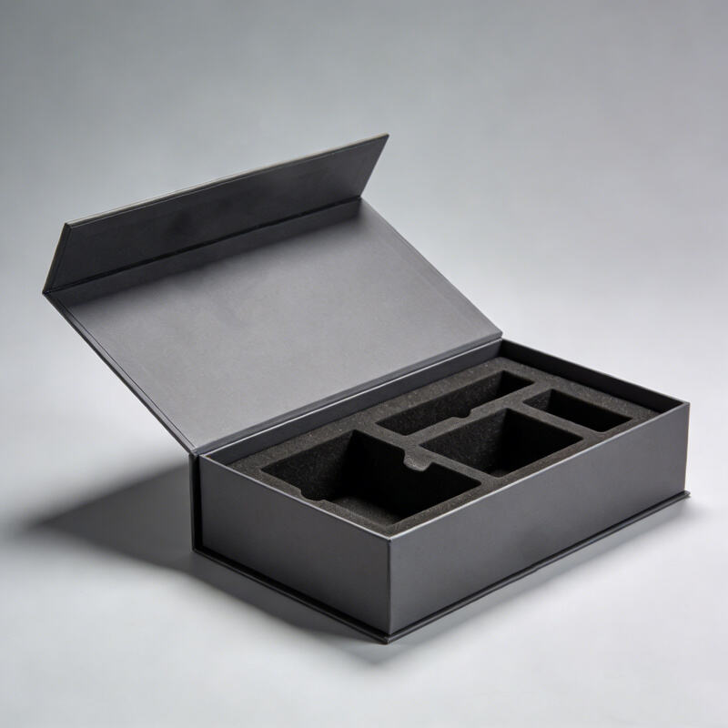 Gift paper box recycled kraft paper with ribbon for an eco conscious and natural gift presentation