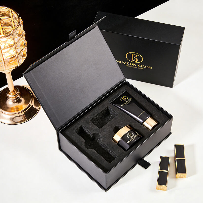 Custom Logo Printing Cardboard Cosmetic Paper Box for Perfume Bottles and Cosmetic Products Gift Set