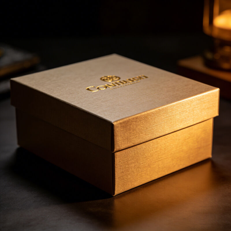 Custom gift boxes with logo printed or hot stamped for brand promotion and corporate gifts