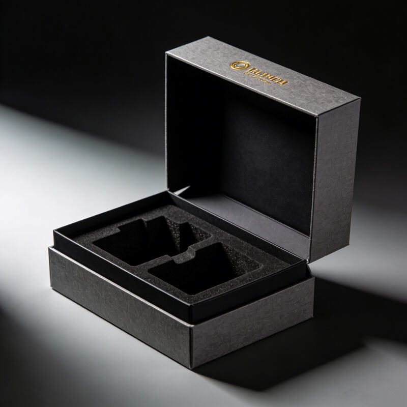 Gift box with handle for easy carrying perfect for wine bottles gift sets and larger presents