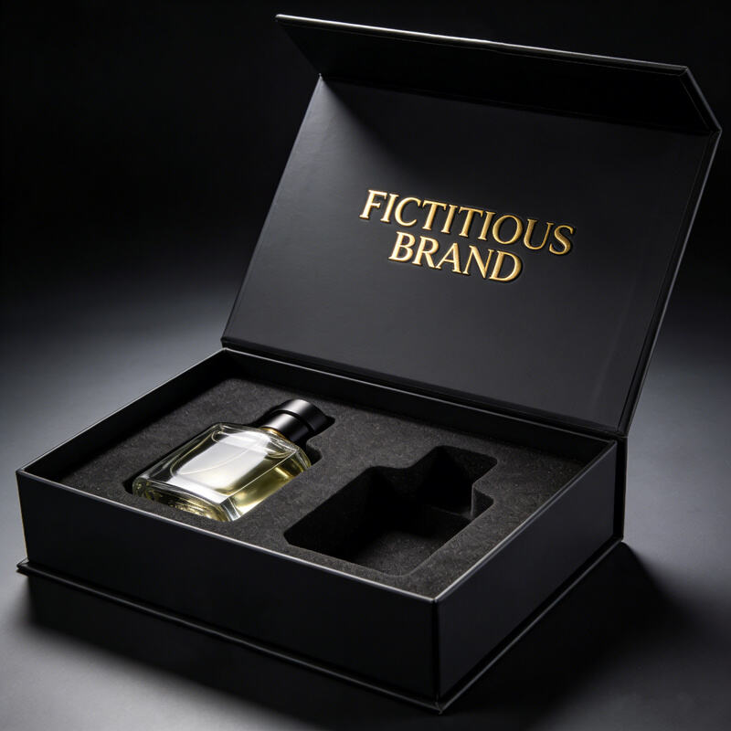 Custom perfume gift box personalized with recipient name or message for special occasions and gifting