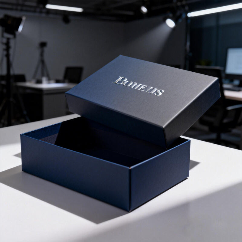 Jewelry box with bag for necklace includes a velvet box and a matching drawstring pouch for complete packaging