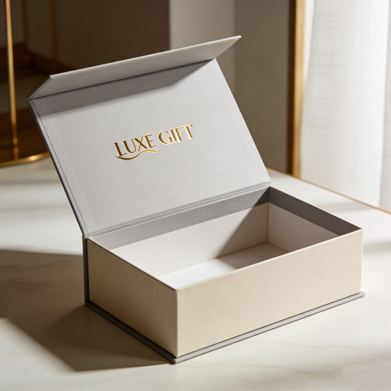 Magnetic folding box gift carton box with custom logo for retail and promotional items