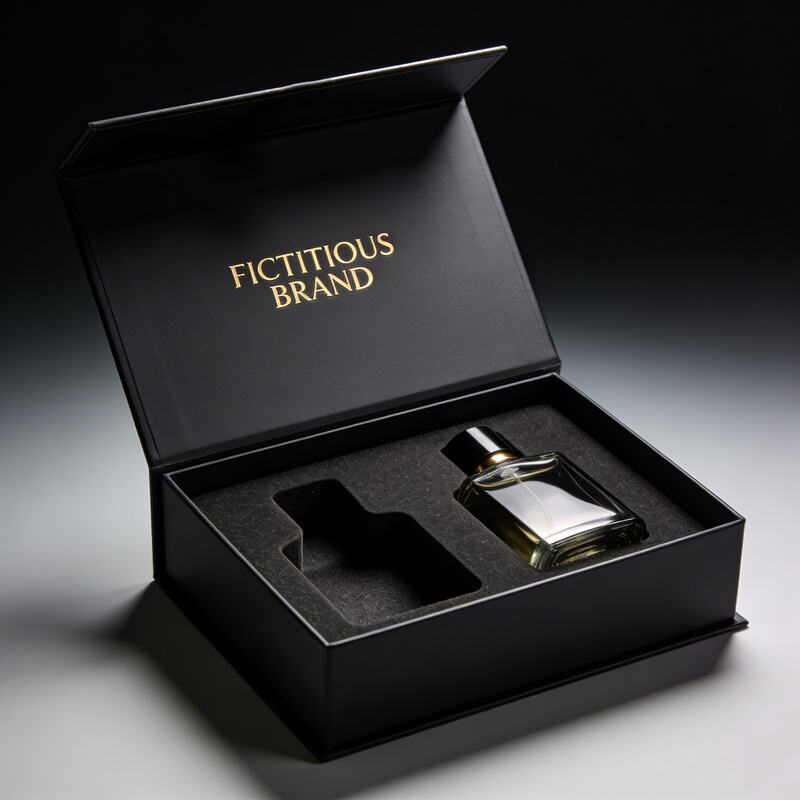 Custom perfume gift box personalized with recipient name or message for special occasions and gifting