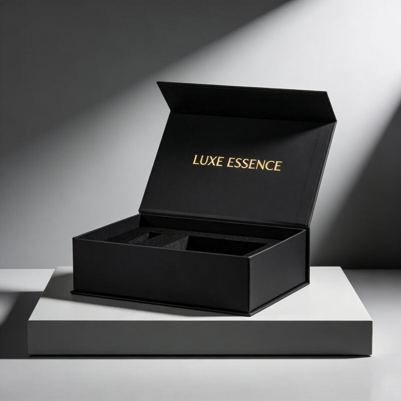 Magnetic box with eva foam insert customizable for electronics tech gadgets and delicate items