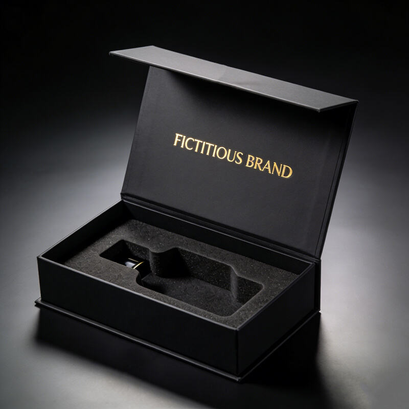 Custom perfume gift box personalized with recipient name or message for special occasions and gifting