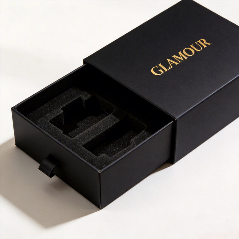 Jewelry packaging box with logo custom printed logo on rigid box or paper sleeve for brand recognition