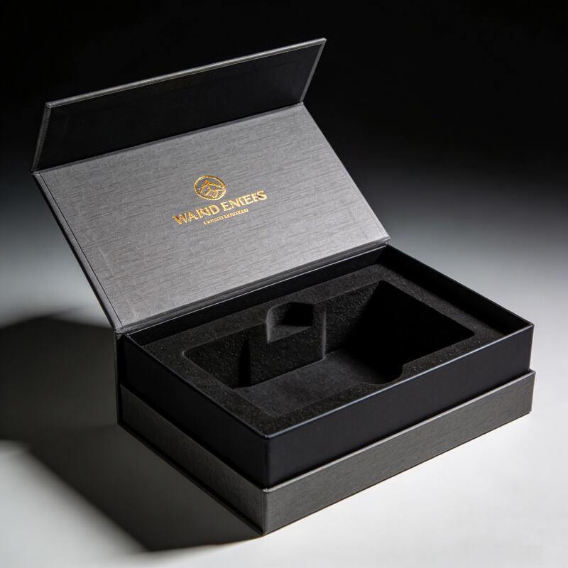 Collapsible gift boxes with magnetic closure eco friendly paper material for sustainable packaging