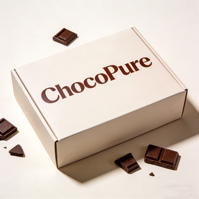 Chocolate packaging box food grade paperboard with compartments for assorted truffles and sweets secure dividers