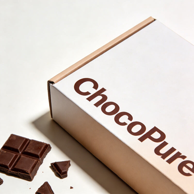 Chocolate packaging box food grade paperboard with compartments for assorted truffles and sweets secure dividers