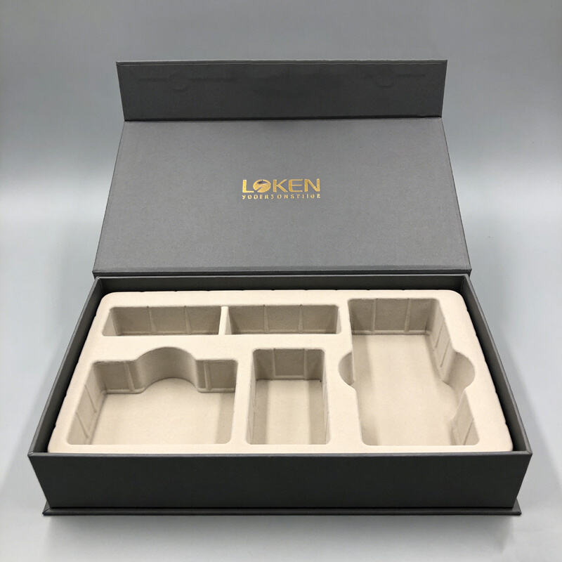 Luxury magnetic gift box customized with hot foil stamp for clothing brands and fashion accessories