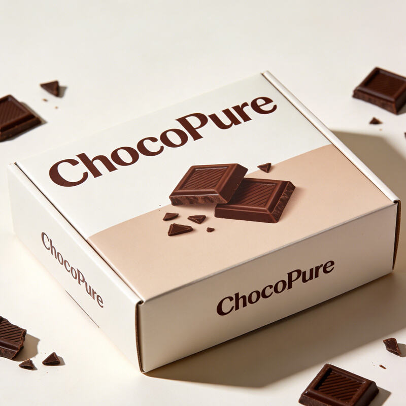 Chocolate packaging box food grade paperboard with compartments for assorted truffles and sweets secure dividers