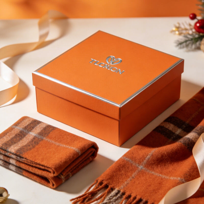 Custom luxury clothing box with window display and magnetic closure for high end retail brand packaging needs