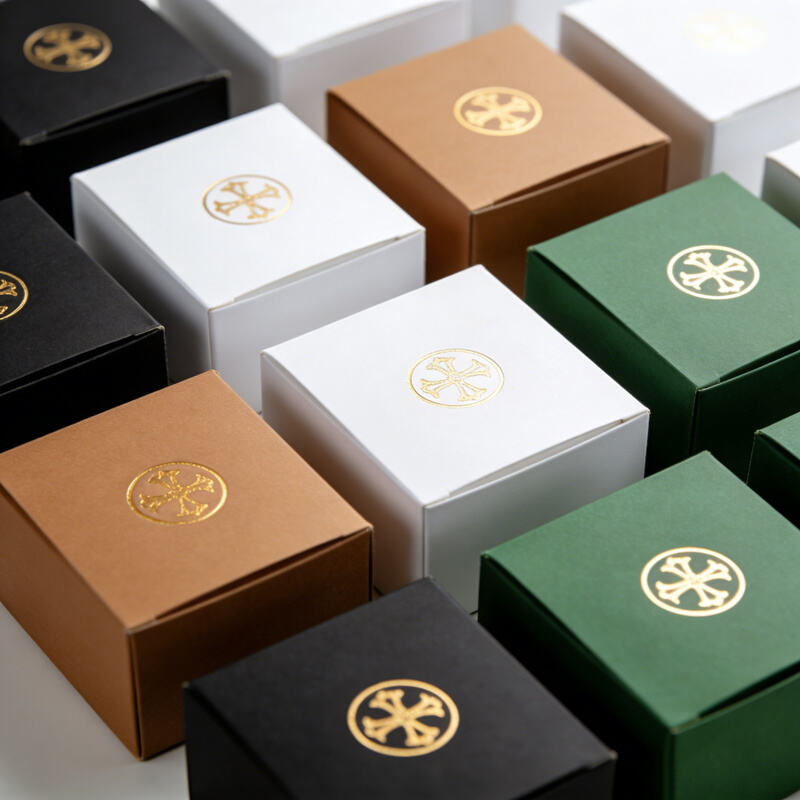 Foldable Kraft Paper Box With Handle Custom Logo Printed Eco Friendly Corrugated Carton For Clothes Gift Retail Shopping Bag