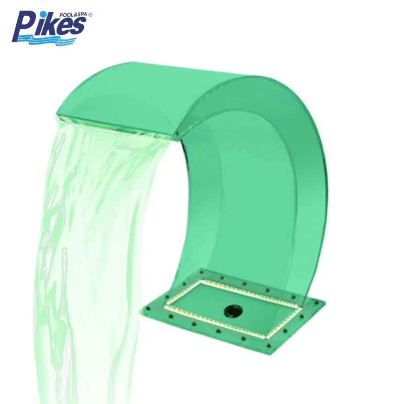 Acrylic Swimming Pool Waterfall Acrylic Indoor/ Outdoor Water Pool Waterfall