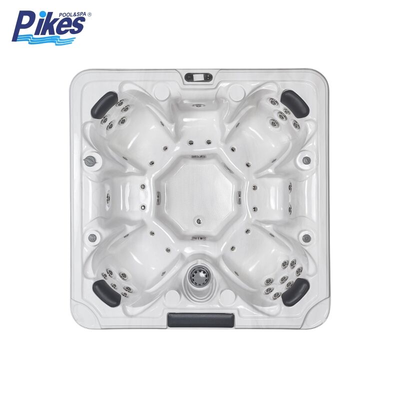 Factory Acrylic 5 Persons Balboa Outdoor Spa Hot Tubs Jaccuzi  Product Details