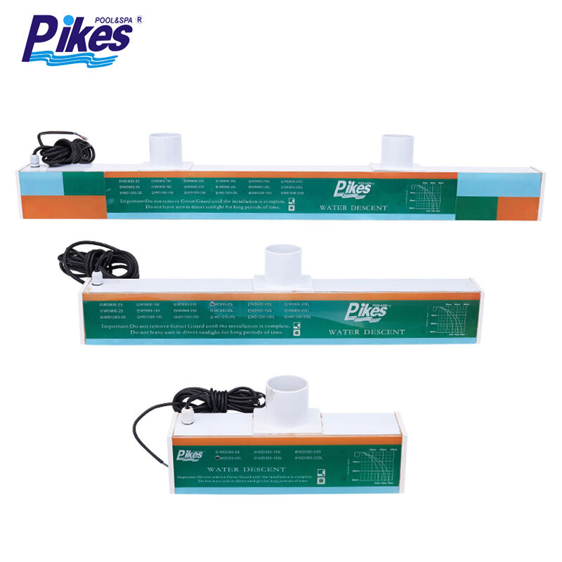 Water Descent De RGB Water Descent Swimming Pool Waterfall With Led Light