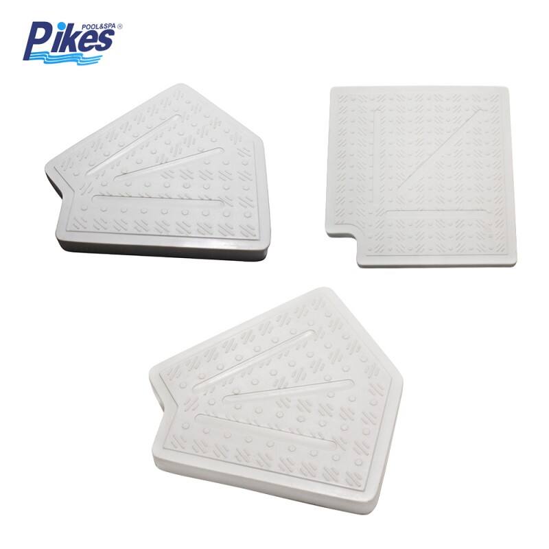 90° Fiberglass Corner Tile for Swimming Pool Grating | Pool Surrounding ...