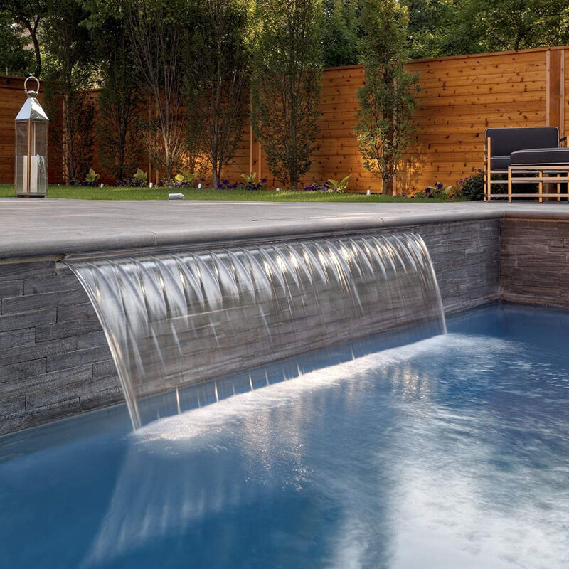 Wasserfall-System De RGB mit LED-Beleuchtung für Schwimmbäder ...