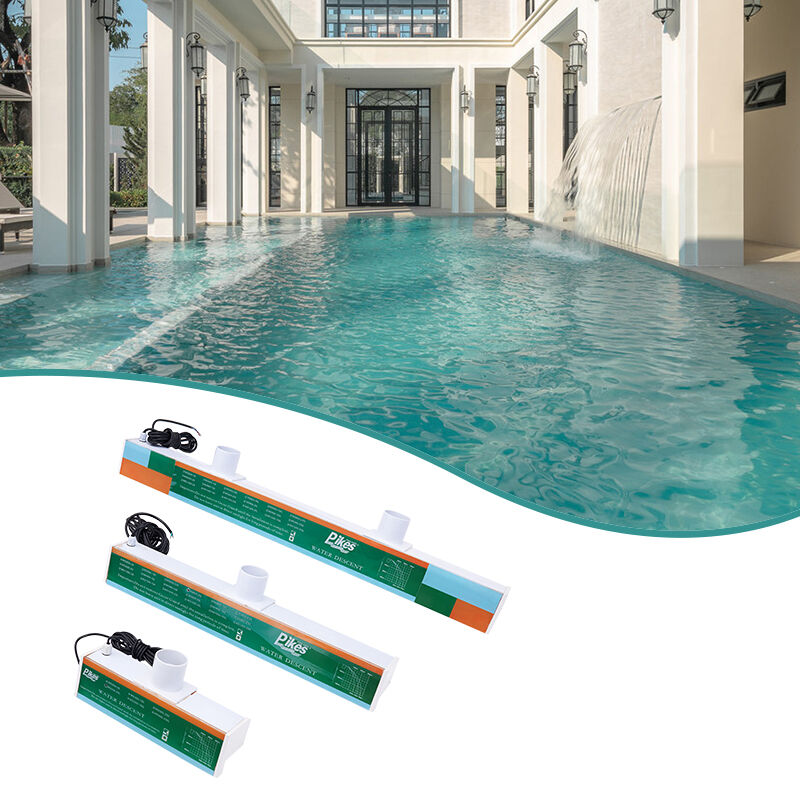 OEM Garden Outdoor Decorative Wall Hanging Indoor LED Light Acrylic Swimming Pool Fountain Cascade Pool Waterfall