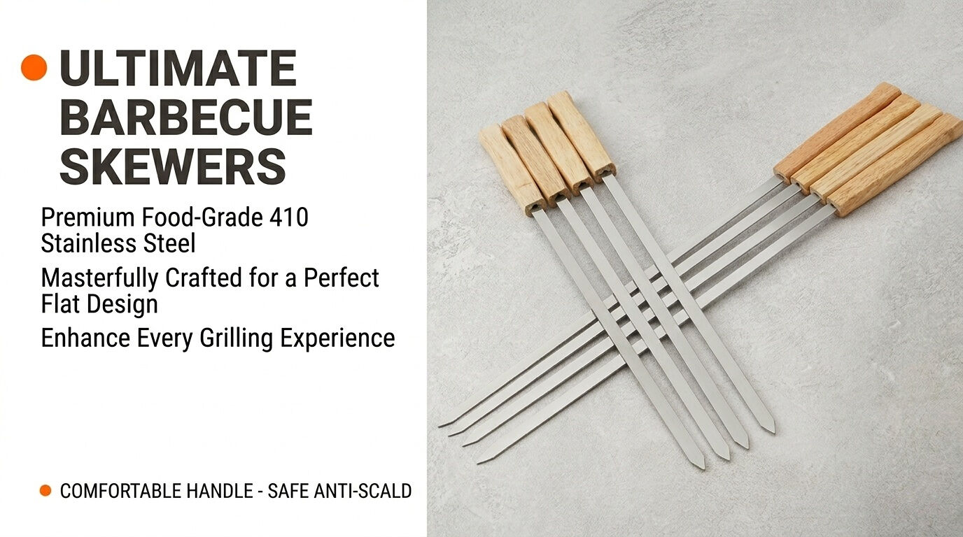 Stainless Steel Wooden Handle Barbecue Skewers 8-Piece Set-1.jpg