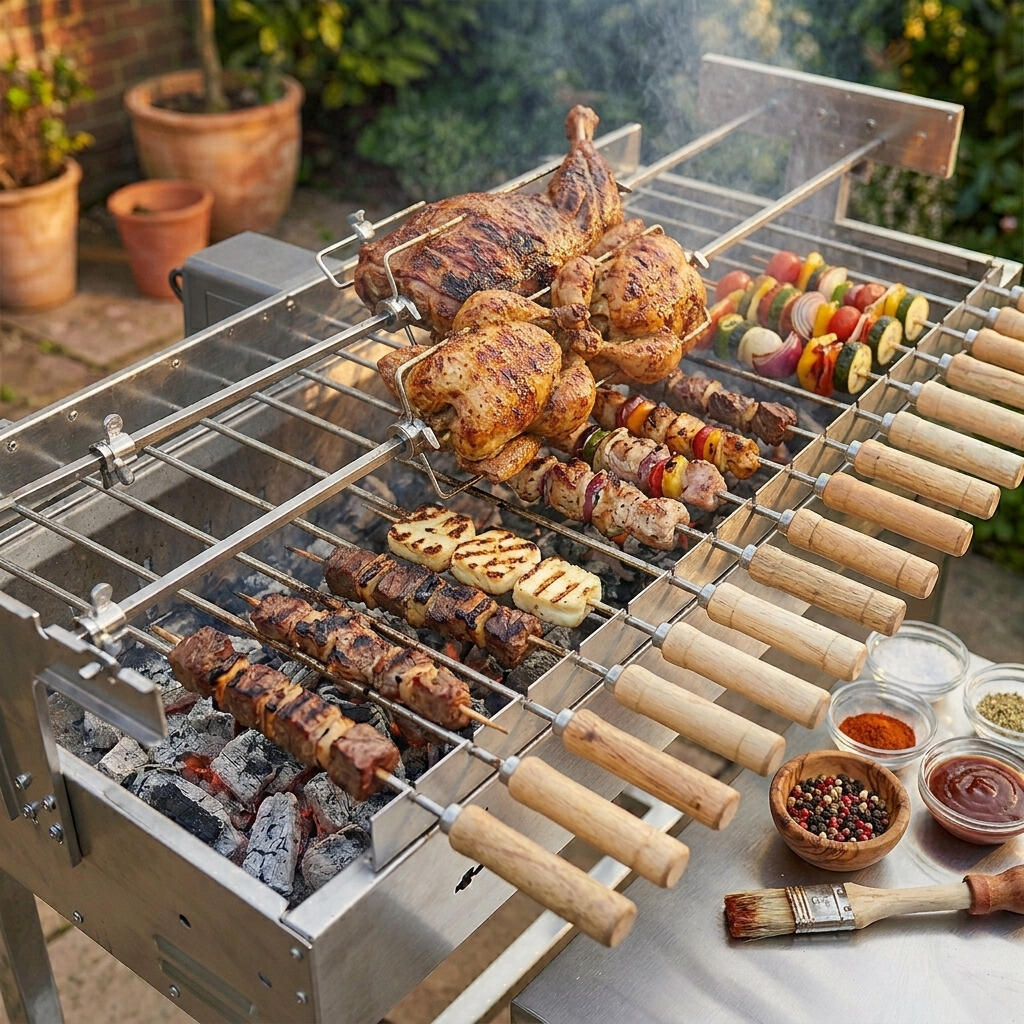 Discover the Advantages of Our Automatic Rotating BBQ Grill
