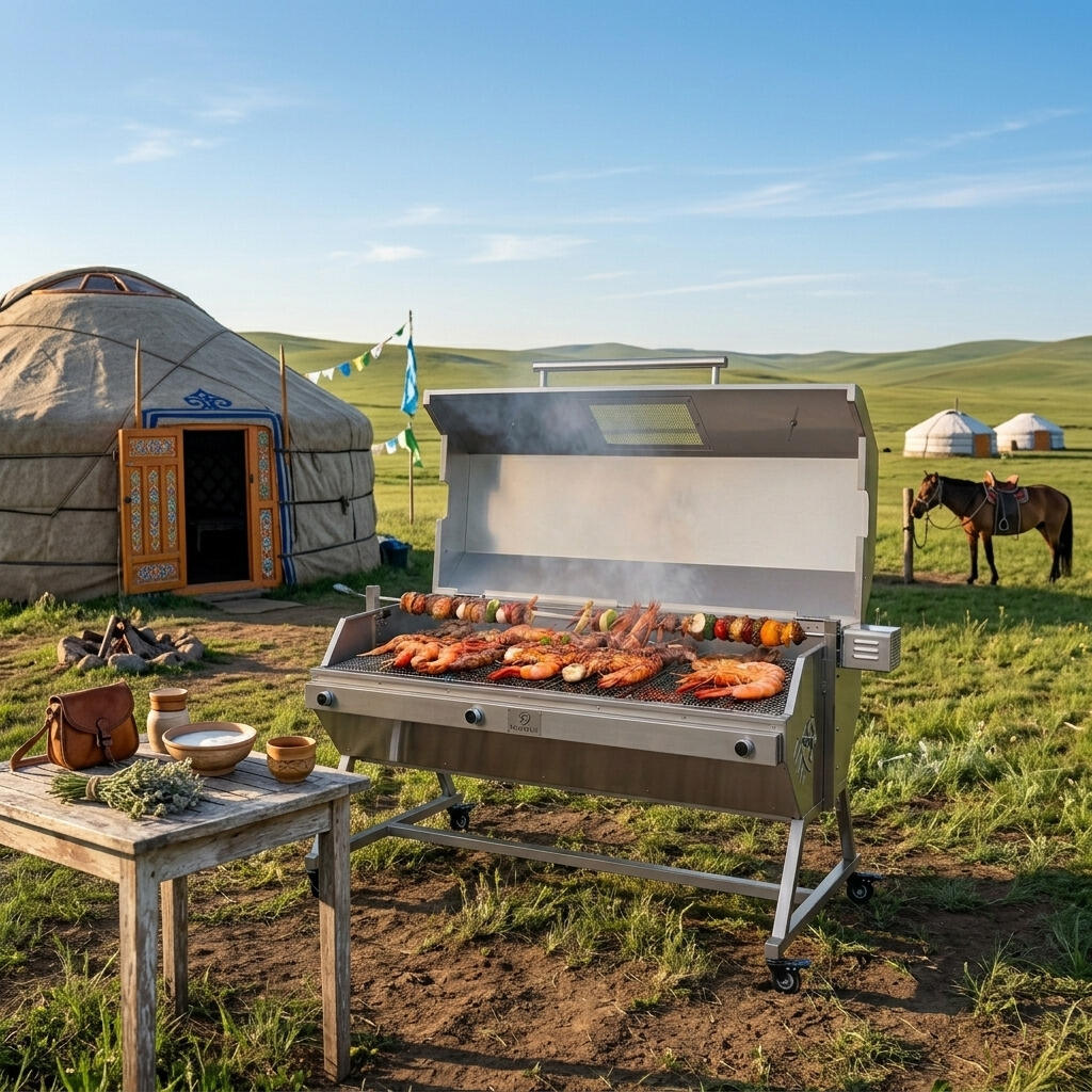 Experience the Ultimate in Grilling with Our Heavy Duty Portable Charcoal Grill