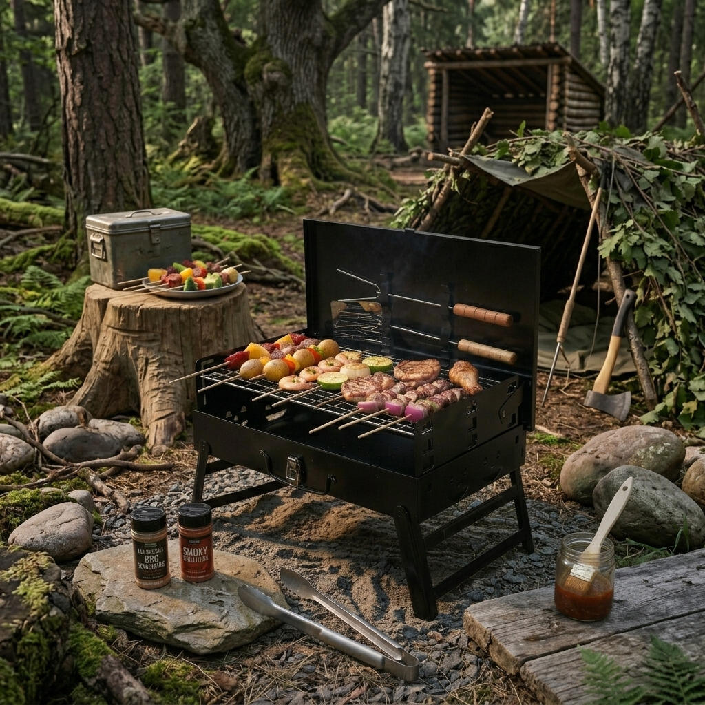 Unmatched Quality and Flexibility in BBQ Rotating Skewers