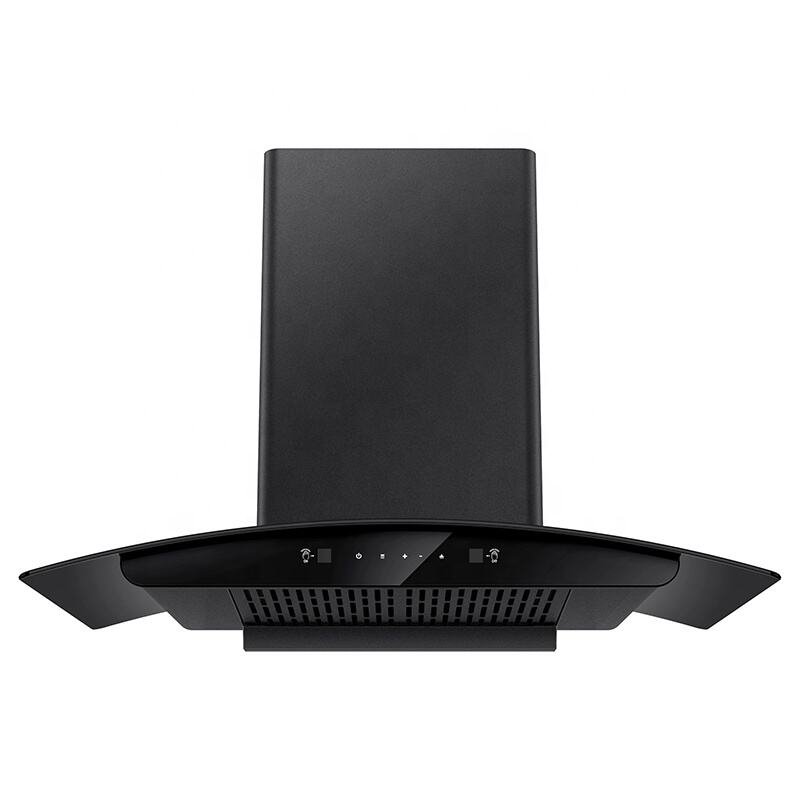 New Design Arc-Shaped Smoke Extractor Kitchen Cooker Chimney Hood