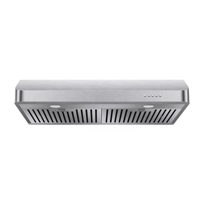 Zhongshan Kitchen Vented Extractor Hood Ultrathin Stainless Steel Wall Mounted Range Hood