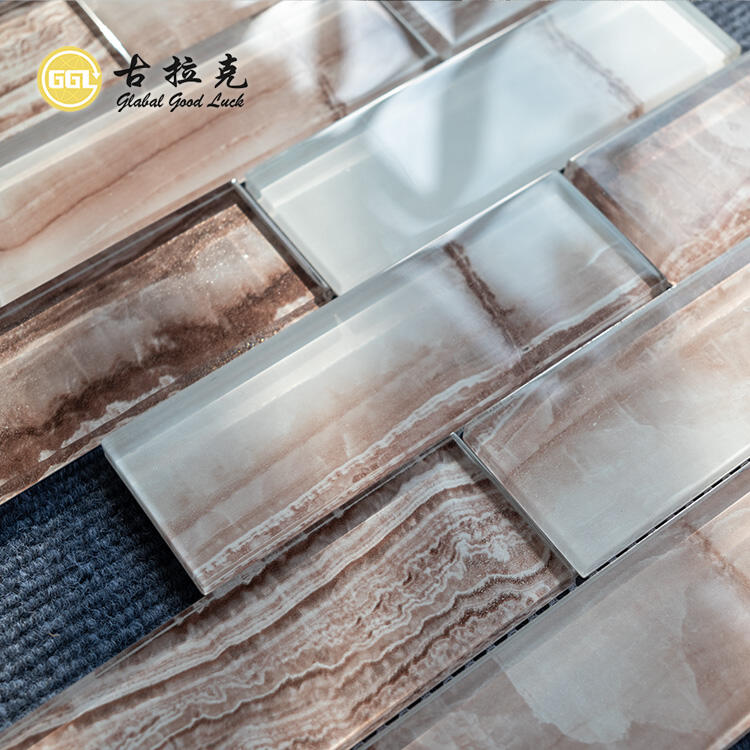 Crystal Inkjet Glass Mosaic Kitchen Backsplash Back Splash Wall Tiles 