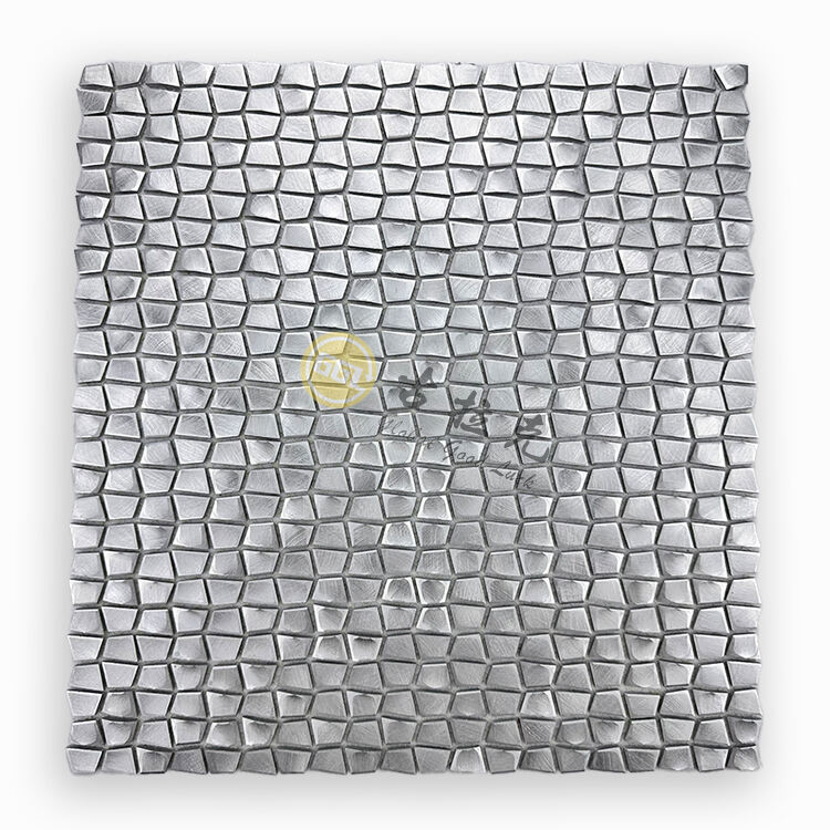 New Design Square Metal Mosaic Stainless Steel Mosaic Tile Wall Decor