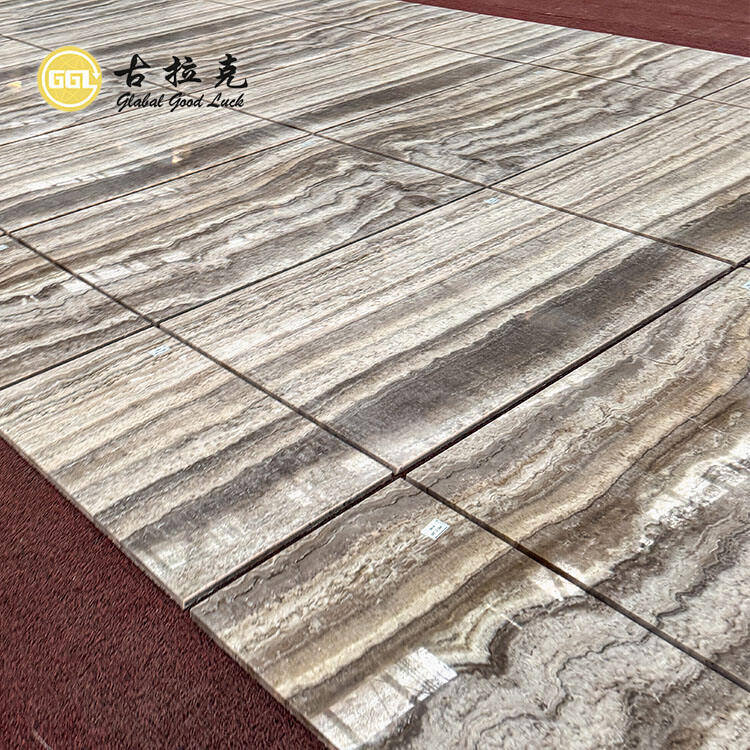 Sliver Travertine Marble Tile Wall Floor Design