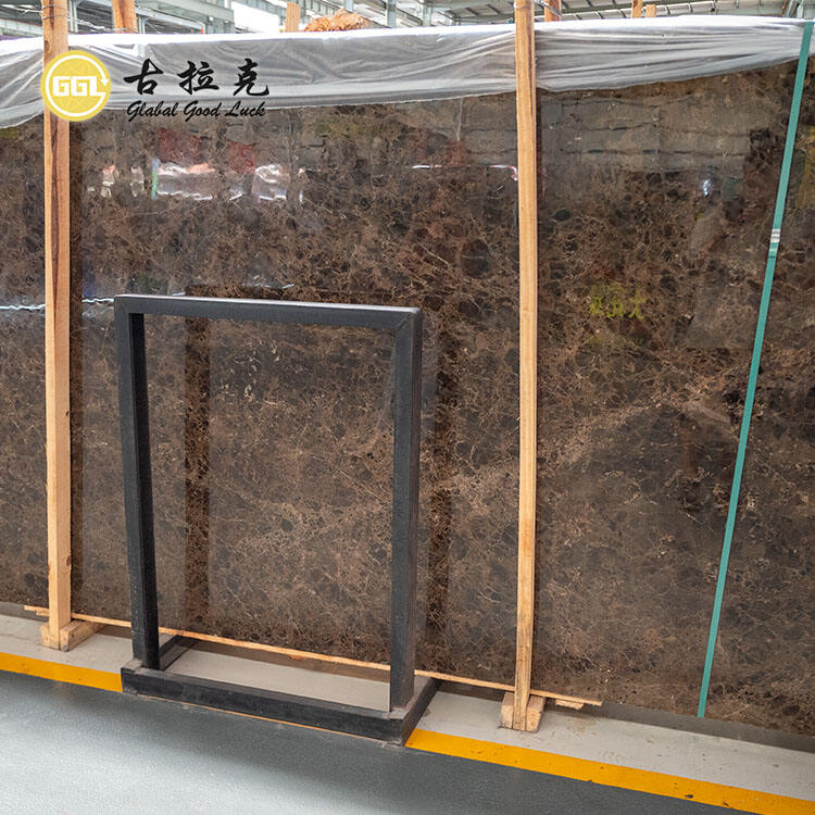 Luxury Style Emperador Dark Marble Slab for Interior Decoration