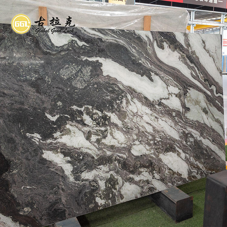 Panda White Natural  Marble Slab for Wall Decoration Countertop