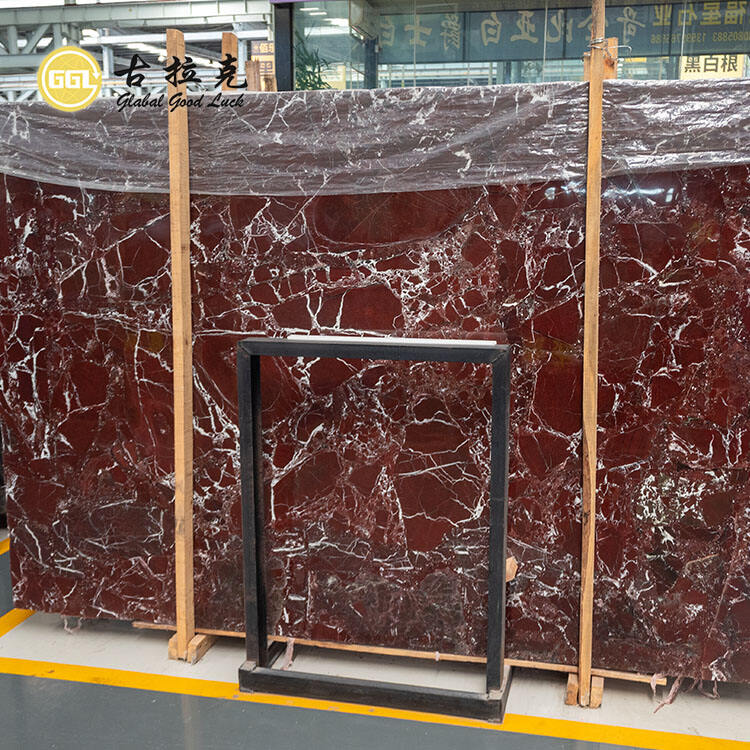 Rosso Levanto Marble Marble Slab for Kitchentop Countertop Wall Table engineer stone