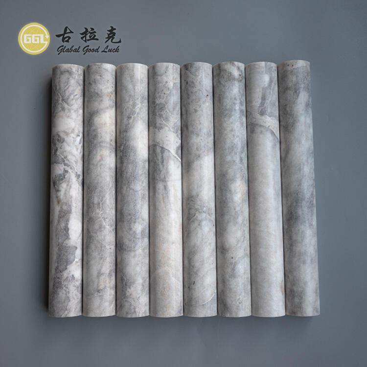 Calacatta Grey Panel Marble Mosaic Tile For Home and Hotel Wall