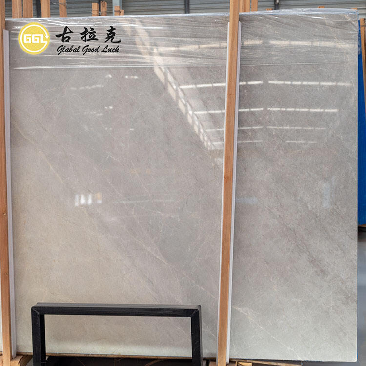 Tundla Grey Marble Slab for Interior Decorative and Floor Wall Tile