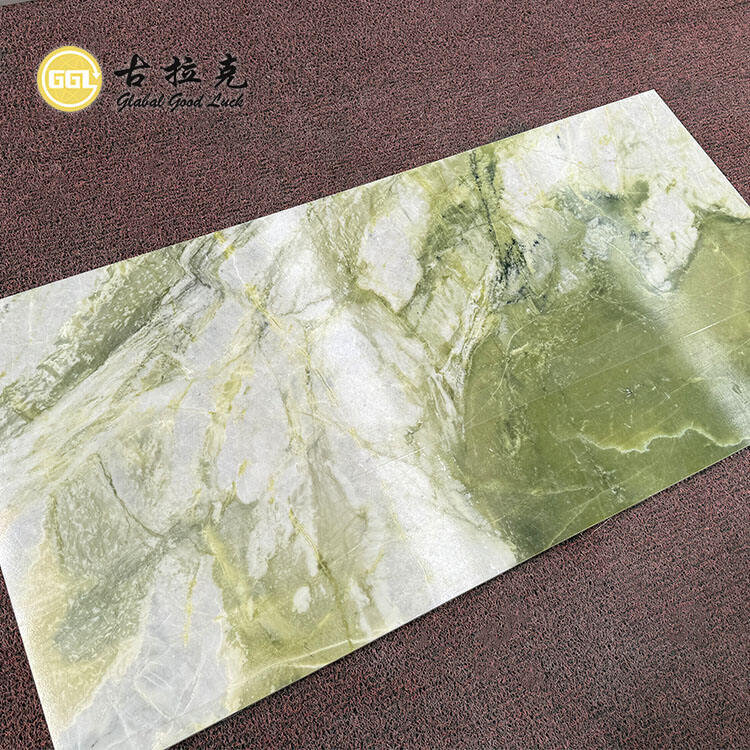 Natural Green Mix White Marble Slab for Interior Wall and Floor Tiles Decorative