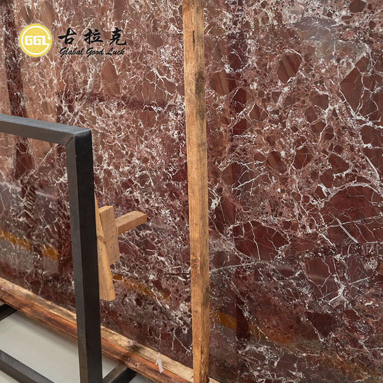 Rosso Levanto Marble Marble Slab for Kitchentop Countertop Wall Table engineer stone