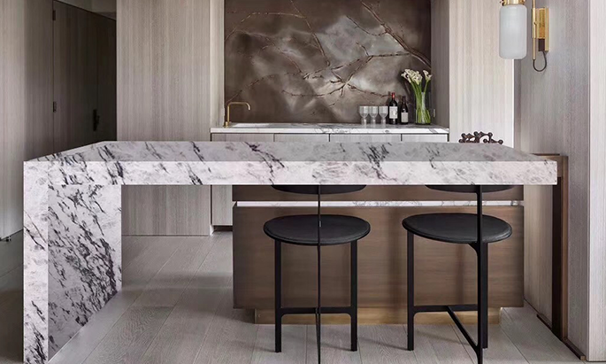 Marble Application in a Commercial Office Building